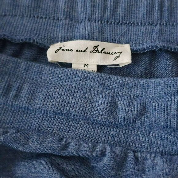 NWT - Jane and Delancey Shorts - M - Blue 4th of July with Silver Stars - Picture 5 of 6